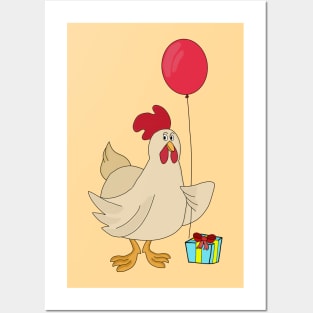 Happy Birthday Chicken Posters and Art